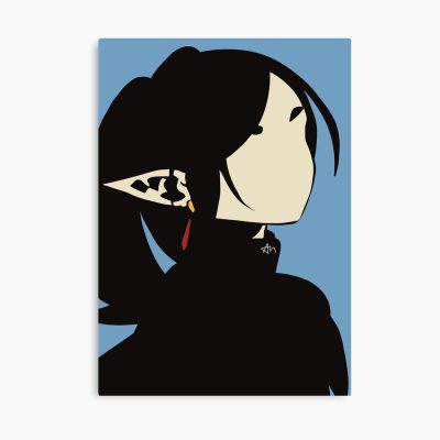 A Design Featuring Frieren The Elf Girl Character As Frieren The Slayer In Minimalist Silhouette Style From Sousou No Frieren Frieren Beyond Journeys End Or Frieren At Funeral Anime Fall 2023 Snf65 Poster Official Frieren Merch