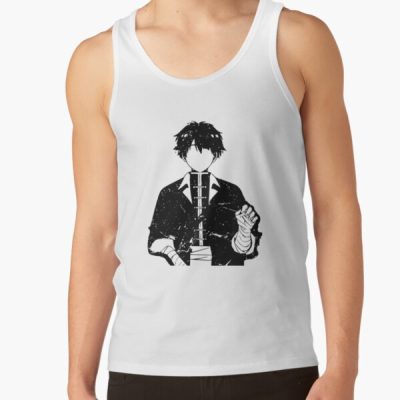 Stark The Red Haired Guy With Axe - Sousou No Frieren Or Frieren Beyond Journey'S End Anime And Manga - Black And White Distressed Characters - December Fall 2023 D9 Snf99 Tank Top Official Frieren Merch
