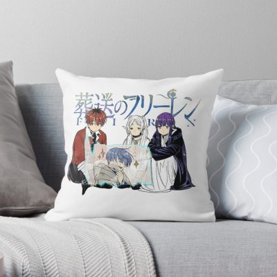 Sousou No Frieren - Sousou No Frieren Anime Throw Pillow Official Frieren Merch