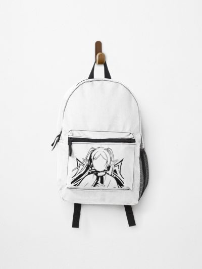 Frieren Cast Zoltraak - Sousou No Frieren Or Frieren Beyond Journey'S End Anime And Manga - Black And White Efl Characters - December Fall 2023 D9 Snf116 Backpack Official Frieren Merch